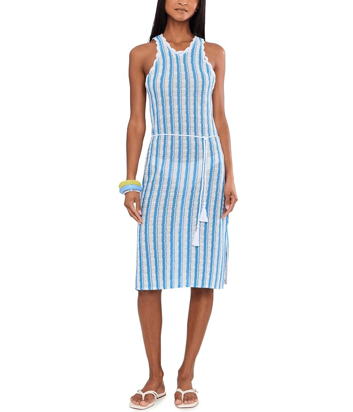 BECCA Beachy High Neck Crochet Lace Belter Dress - Image 2