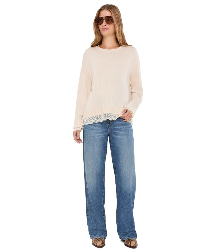 Splendid Georgie Lace Trim Pullover - Image 2