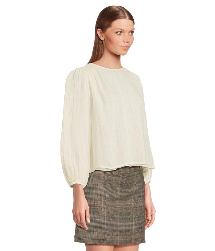 Michael Stars Dolly Blouse With Smocking Details - Image 2