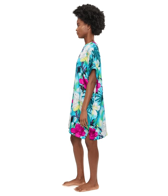 N by Natori Viva Printed Satin Sleepshirt - Image 3