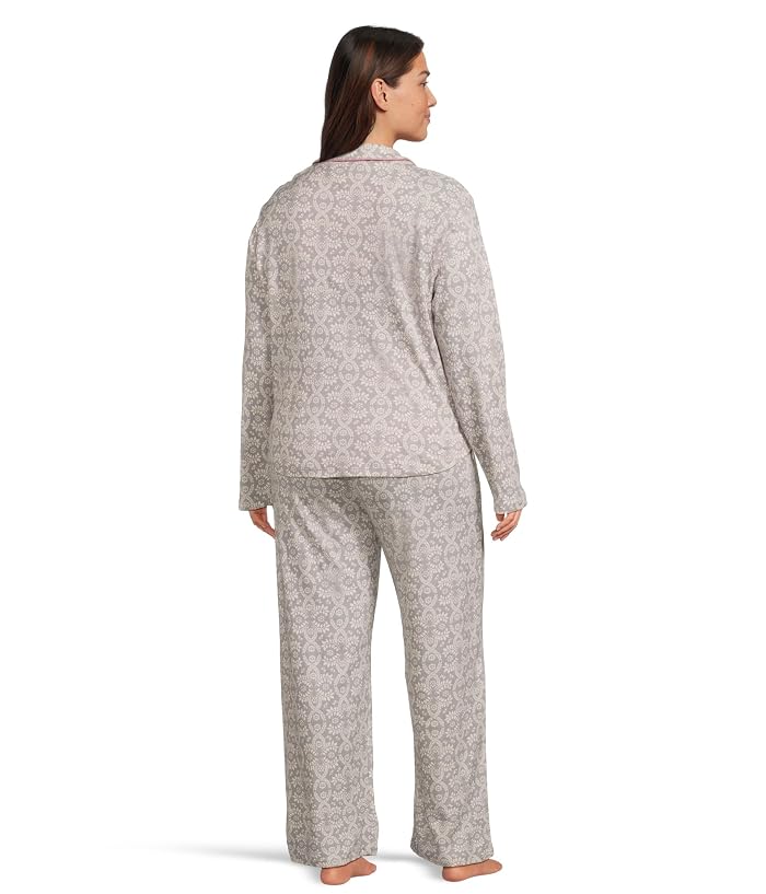 Karen Neuburger Plus Novelty Long Sleeve Girlfriend Pajama Set - Image 3