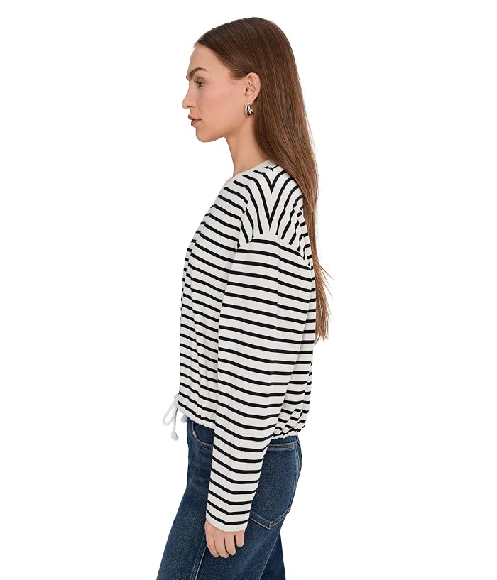 Madewell The Perfect Tie-Waist Tee in Allday Jersey - Image 3