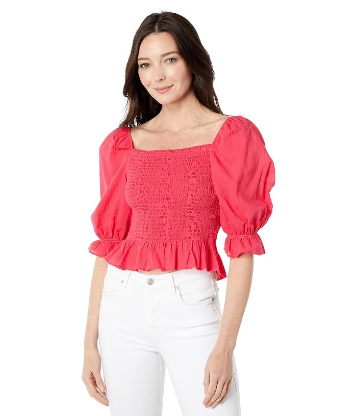 Tommy Hilfiger Smocked Top