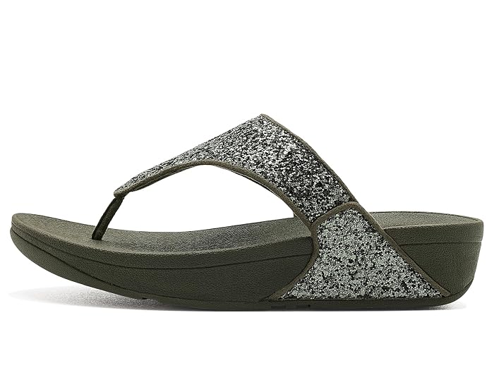 FitFlop Lulu Multi-Tonal Glitter Toe Post Sandals - Image 2