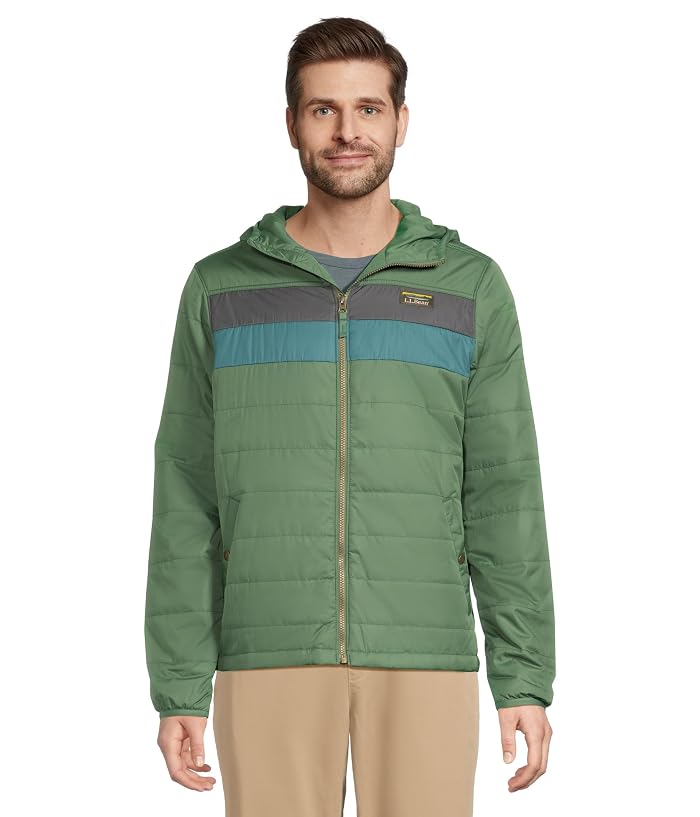 L.L.Bean Mountain Classic Puffer Hooded Jacket Color-Block Regular