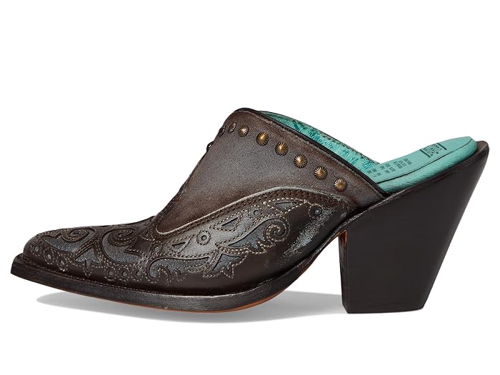 Corral Boots Lady Inlay & Embroidery & Studs Mule - Image 2