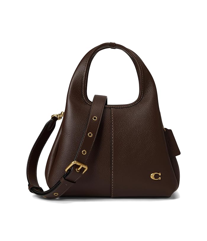 COACH Polished Pebble Leather Lana Shoulder Bag 23