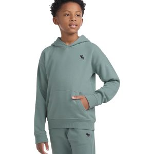 abercrombie kids Essentials Fleece Hoodie (Big Kid)