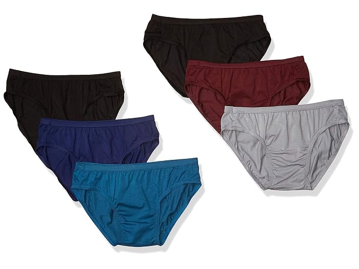 Hanes Tagless Comfort Flex Fit Dyed Bikini, 6 Pack - Image 4