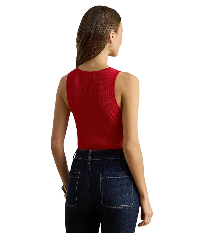 Lauren Ralph Lauren Rib-Knit Sleeveless Sweater - Image 3