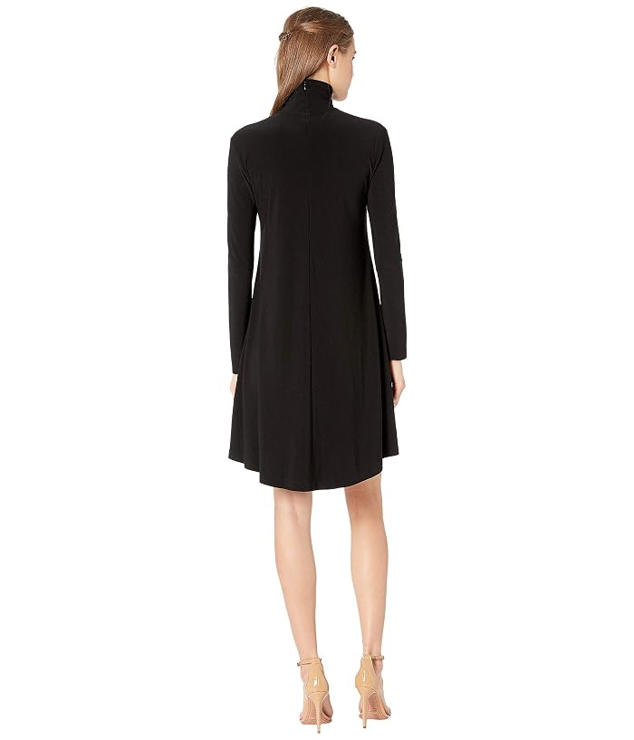 Norma Kamali Long Sleeve Turtle Swing Dress - Image 3