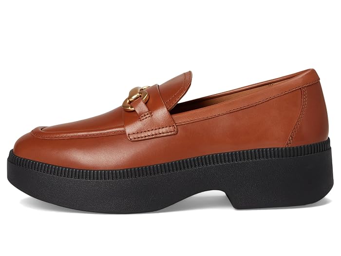 FitFlop F-Luma Chunky-Snaffle Leather Demi-Wedge Loafers - Image 2