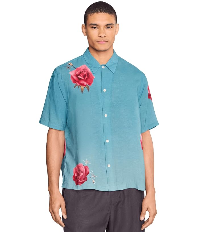 AllSaints Fleur Fazed Short Sleeve Shirt