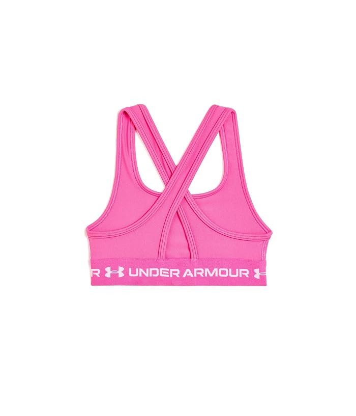 Under Armour Kids Crossback Mid-Impact Sports Bra (Big Kids) - Image 2