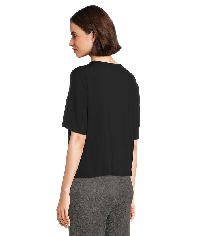 Barefoot Dreams Ultra Soft Jersey Short Sleeve Boxy Tee - Image 3