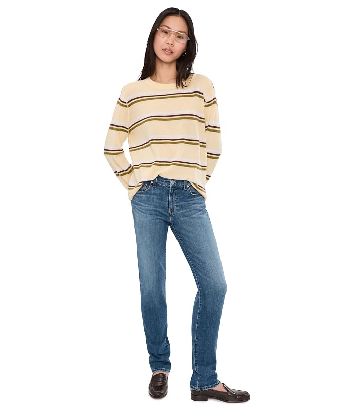 AG Jeans Sandra Low Rise Slim Straight in 10 Years Illiad - Image 2