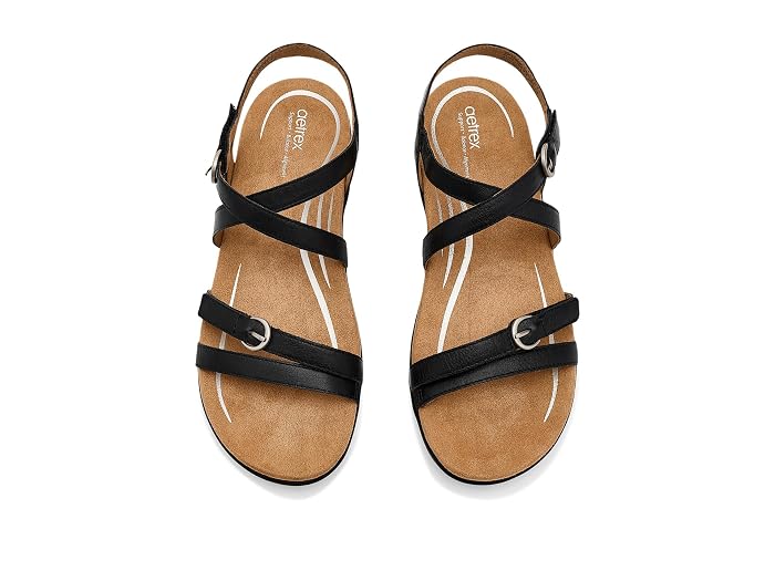 Aetrex Hadley Adjustable Quarter Strap Sandals - Image 2