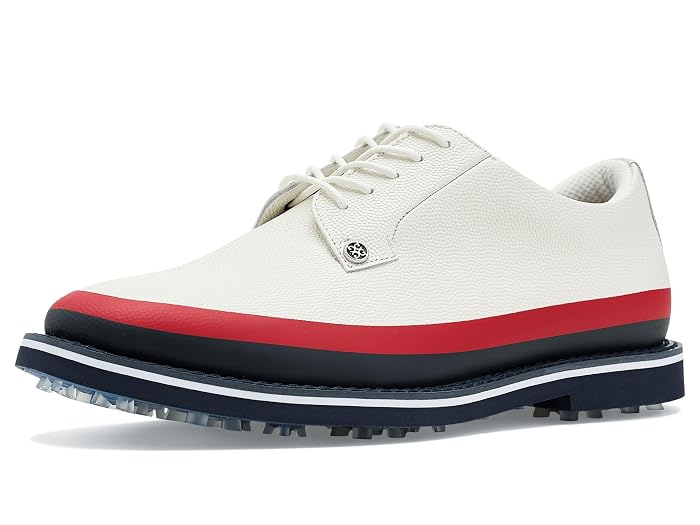 GFORE Gallivanter Tuxedo Stripe Leather Golf Shoes