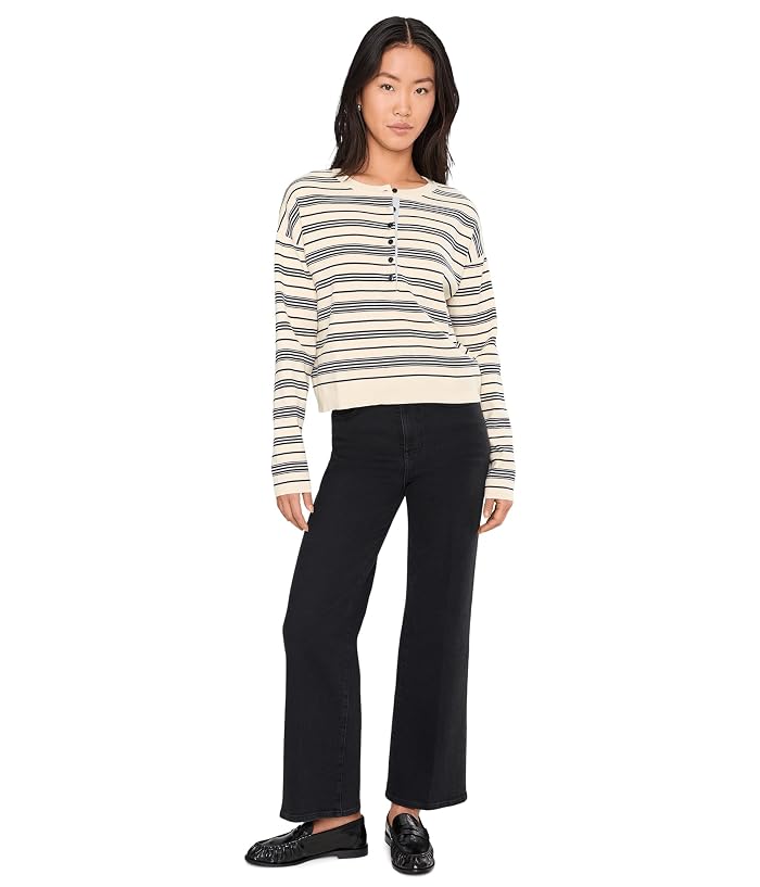 525 america Vivienne Stripe Drop Shoulder Henley - Image 2