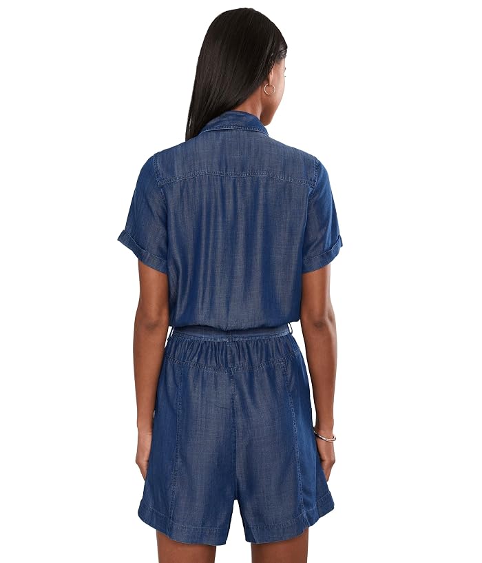 Liverpool Los Angeles Short Sleeve Romper with Self Tie - Image 4