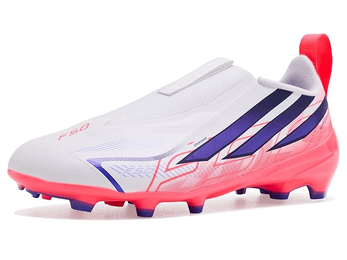adidas Kids F50 Hyperfast League Laceless Firm Ground (Little Kid/Big Kid)