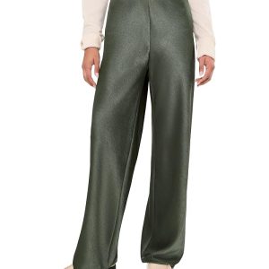 Vince High-Waist Fluid Satin Bias Pants