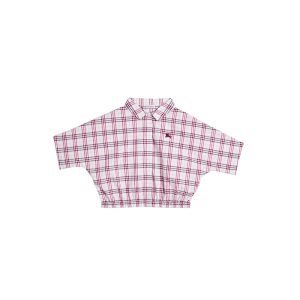 Burberry Kids Maisie Check Button Top (Little Kid/Big Kid)
