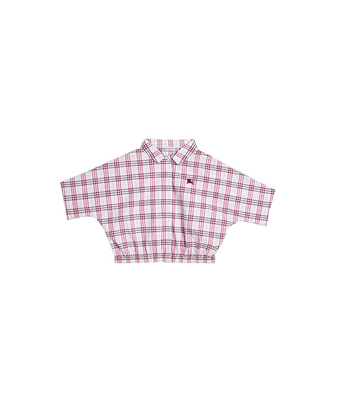Burberry Kids Maisie Check Button Top (Little Kid/Big Kid)