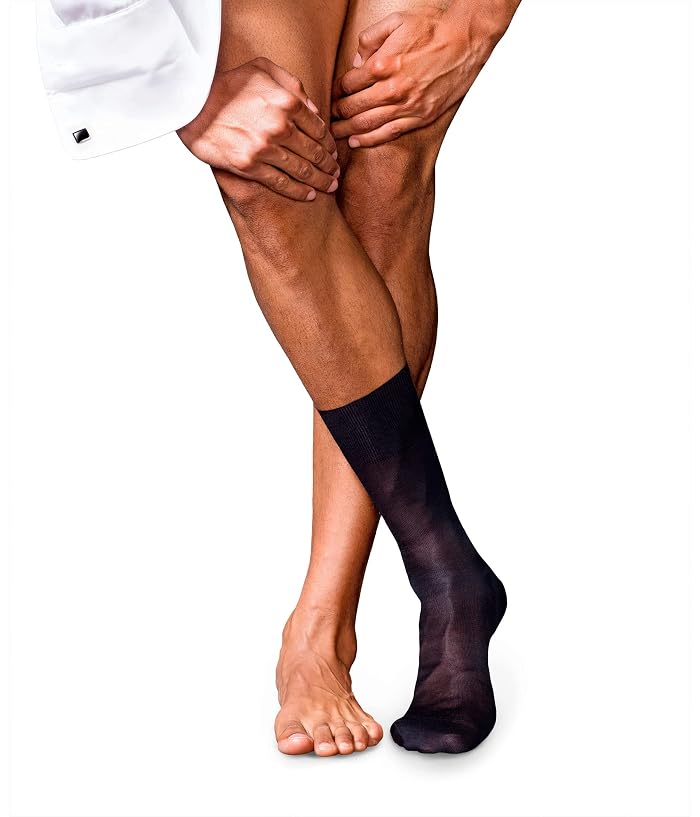 Falke No. 4 Pure Silk Mid-Calf Socks