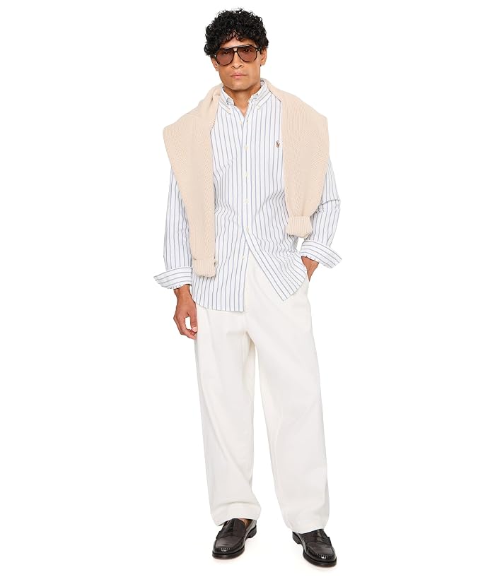 Polo Ralph Lauren Custom Fit Striped Oxford Shirt - Image 2