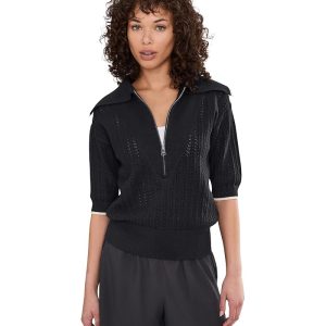 Varley Arney Half Zip Knit Polo