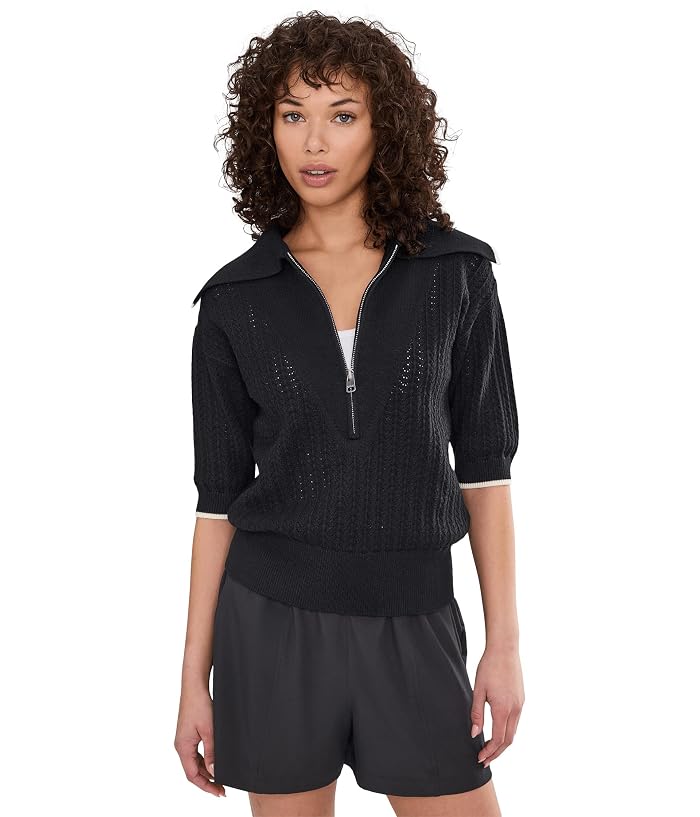 Varley Arney Half Zip Knit Polo