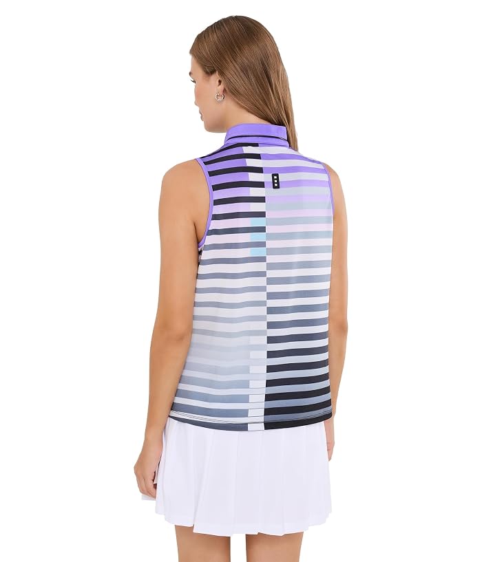 Jamie Sadock Gradient Stripe Sleeveless Golf Top - Image 4