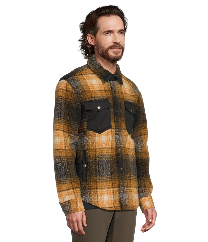 L.L.Bean Signature Mixed Media Fleece Jacket Plaid - Image 2