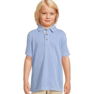 Johnston & Murphy Kids Vintage Slub Polo (Big Kid)