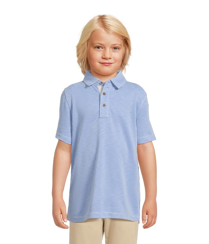 Johnston & Murphy Kids Vintage Slub Polo (Big Kid)
