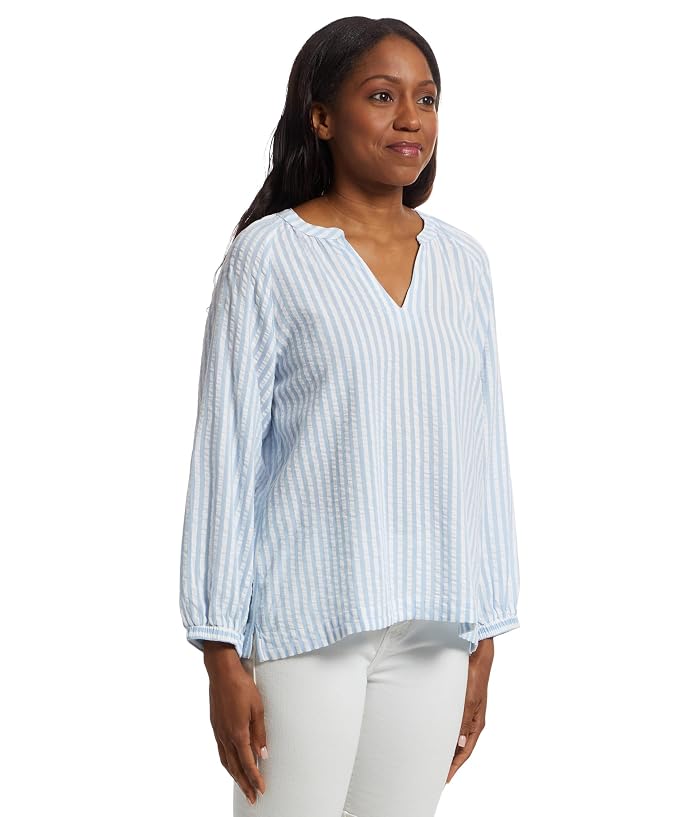 L.L.Bean Seersucker Split-Neck Shirt - Image 2