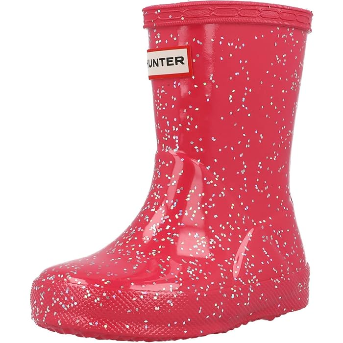 Hunter Kids Original First Classic Giant Glitter Wellington Boots (Toddler/Little Kid)
