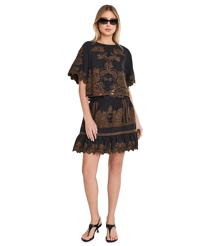 AllSaints Miriam Emb Top - Image 2