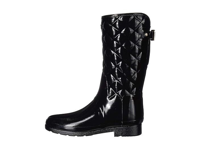 Hunter Refined Gloss Quilt Short Rain Boots - Image 2