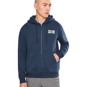 O'Neill Patched Classic Zip Hoodie Sweatshirt