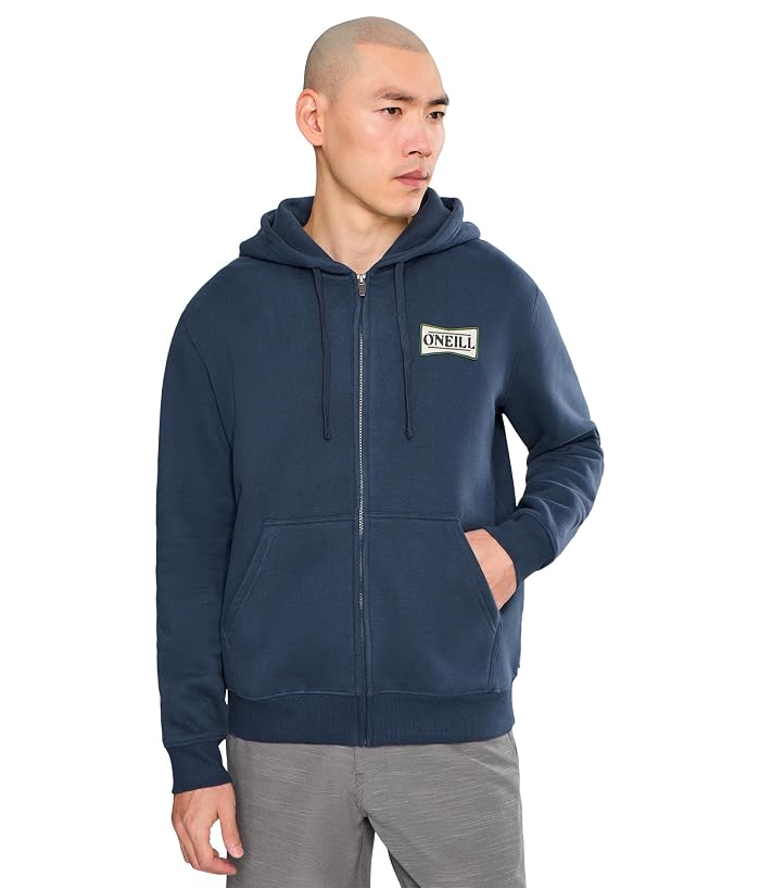 O'Neill Patched Classic Zip Hoodie Sweatshirt