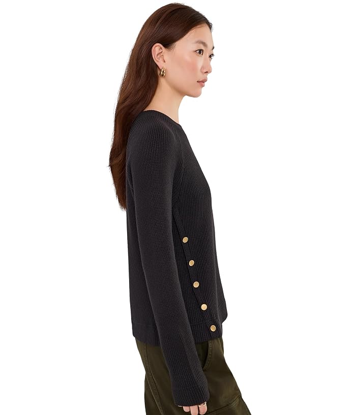 NIC+ZOE Petite Side Button Waffle Top - Image 3