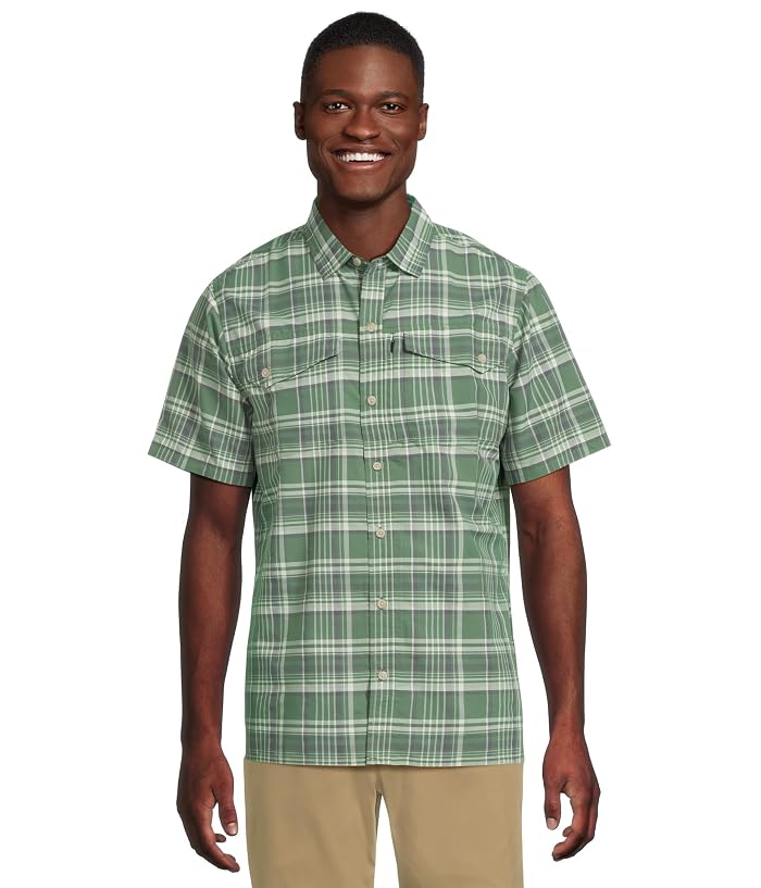 L.L.Bean SunSmart Cool Weave Woven Short Sleeve Shirt