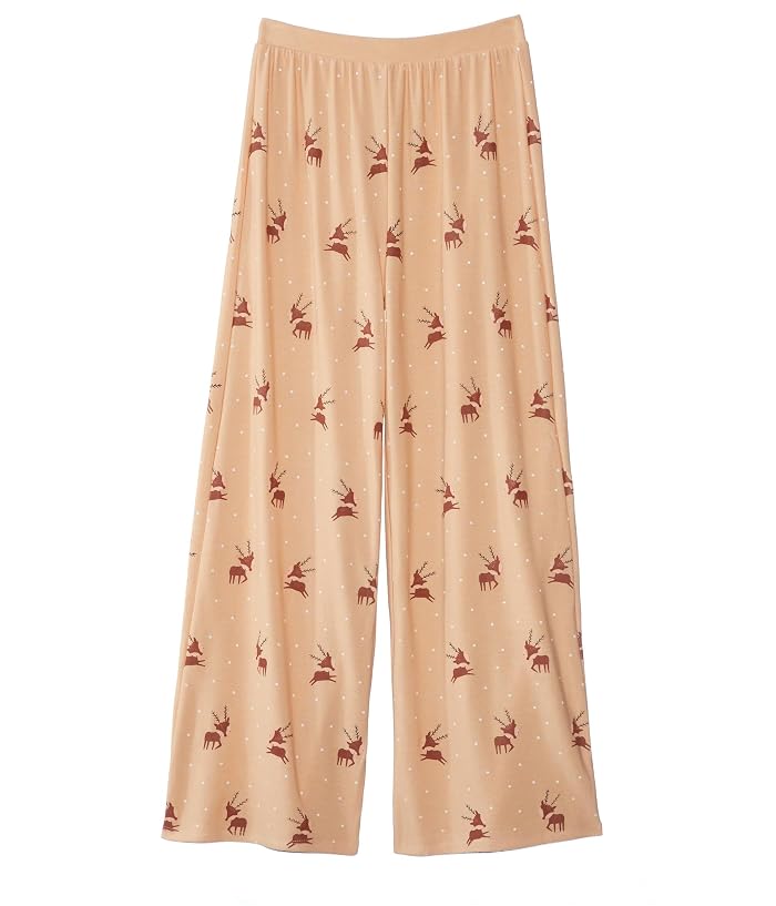 Chaser Kids Reindeer Snow Wide Leg Pants (Toddler/Little Kids)