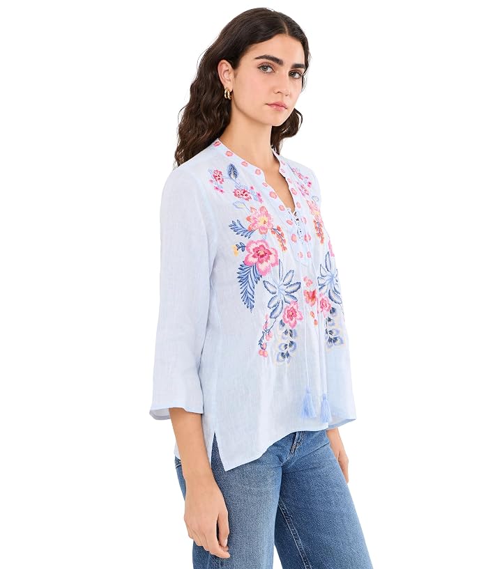 Johnny Was Tie Front Blouse - Lirielle - Image 3