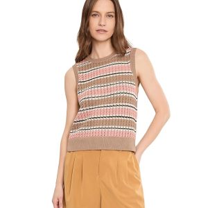 Varley Deeley Stripe Stitch Tank