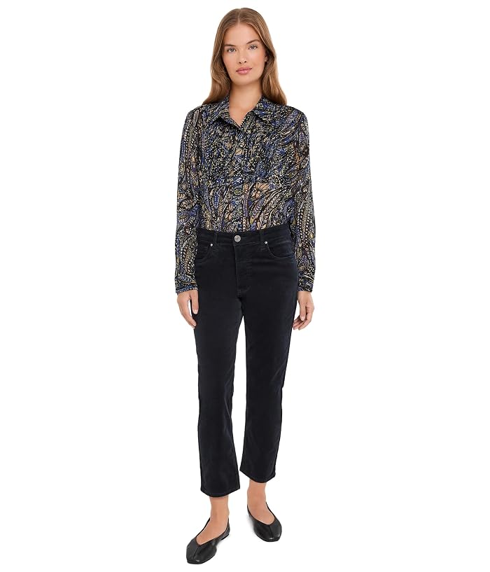 KUT from the Kloth Petite Quinn Corduroy High-Rise Fab Ab Mom Jeans - Image 2