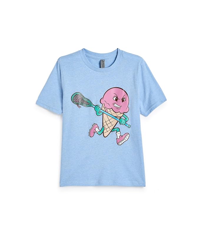 ChalkTalk SPORTS Guys Lacrosse Short Sleeve T-Shirt - Ice Cream Lacrosse - Image 4