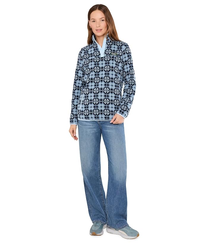 L.L.Bean Sweater Fleece Pullover Print - Image 2